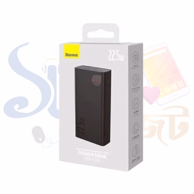 Portable 40000mAh Power Bank by Akergadget for Travel and Daily Use