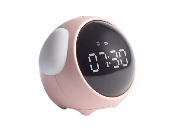Emoji Pixel Alarm Clock – Voice Control & LED Light Multifunction